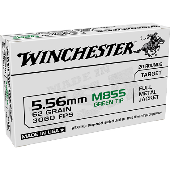 WIN LC 5.56MM M855 62GR FMJ 20/50 - Sale